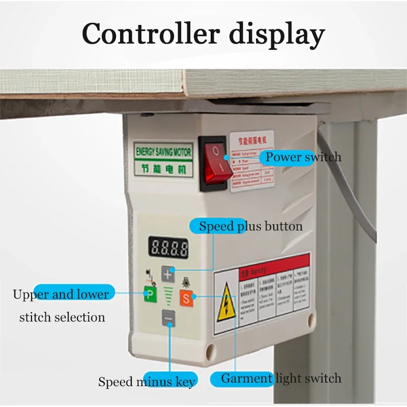 Máquina de Costura Overlock de Super Alta Velocidade, Máquina de Costura com Motor Direto, Máquina de Costura Overedge de 3/4/5 Linhas