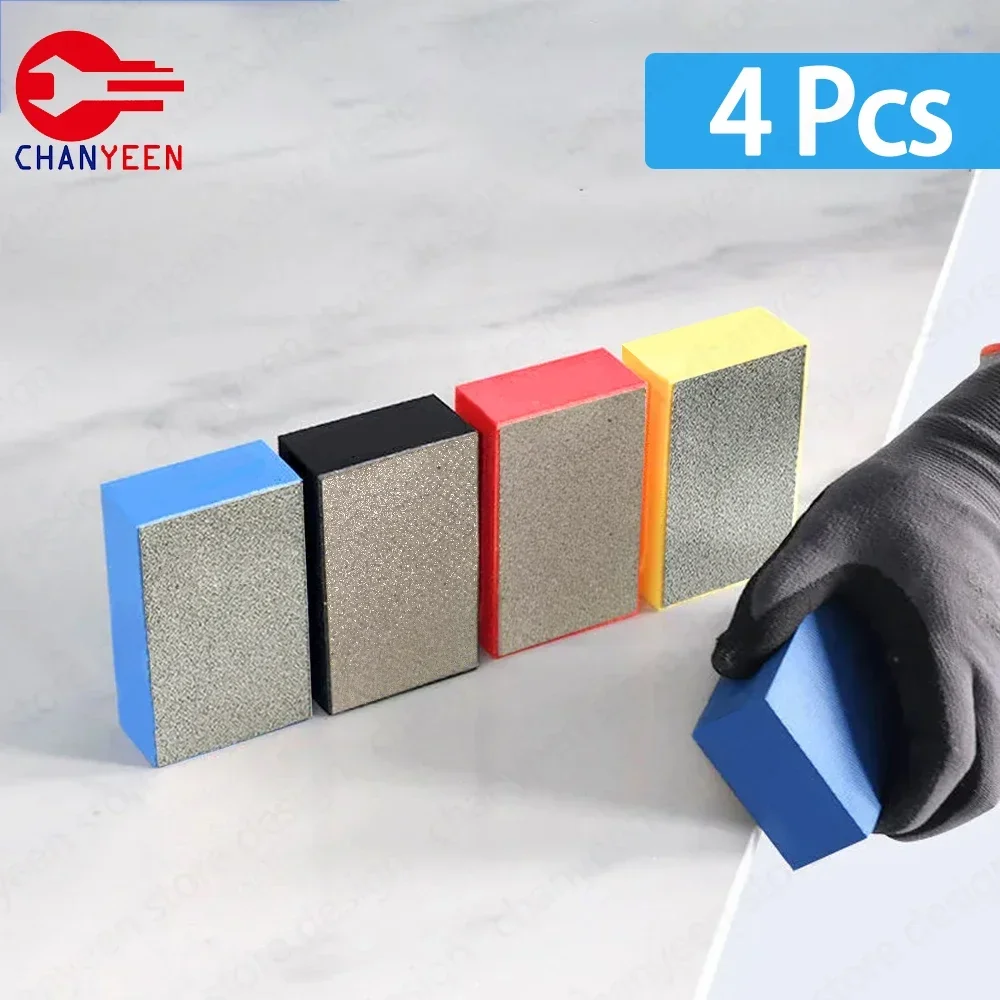 

Hand Polishing Pads Tile Glass Abrasive Grinding Block Pad Stone Marble Ceramic Abrasive Sanding Disc Polisher Tools