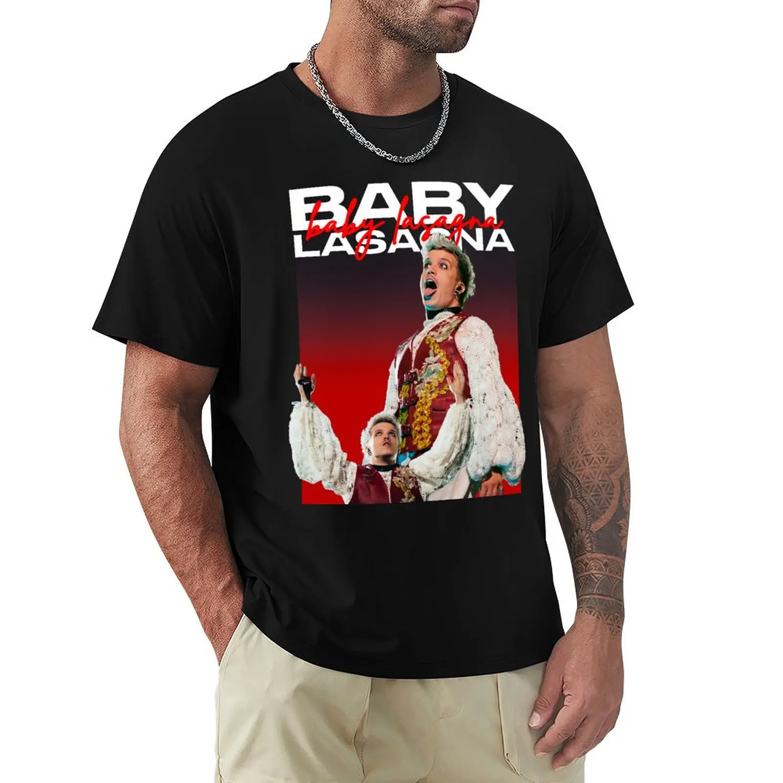 

Baby Lasagna Croatia Eurovision 2024 Merch T-Shirt Comfortable Work Wear Tee