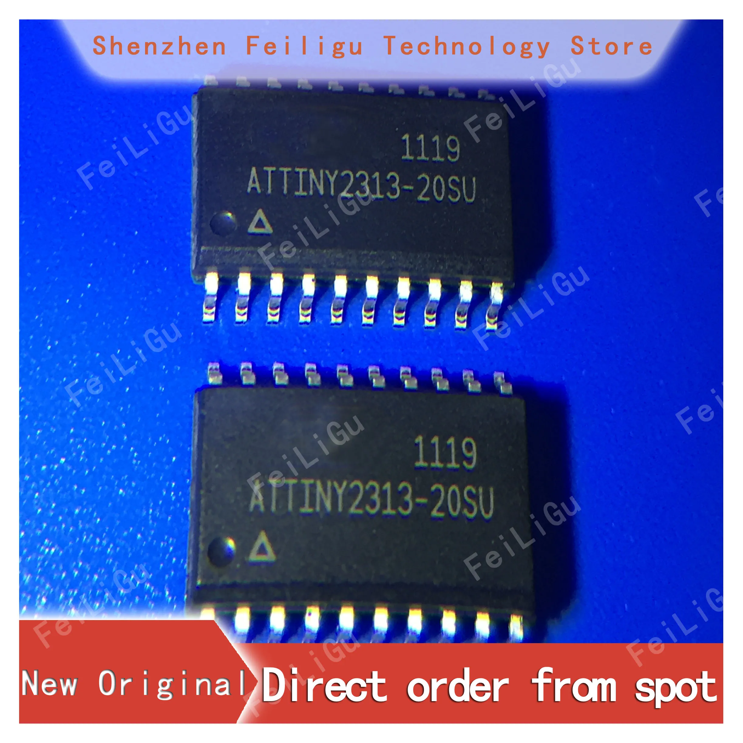 1/10/30Pieces New Original ATTINY2313-20SUR ATTINY2313-20SU ATTINY2313-20 Package:SOP20 MCU/MPU/SOC 8-bit microcontroller chip