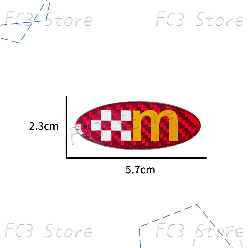 New Car Interior M ST Logo Car Steering Wheel Center Console Carbon Fiber Sticker For Ford Fiesta Focus MK3 MK4 Mondeo Kuga Puma view 6