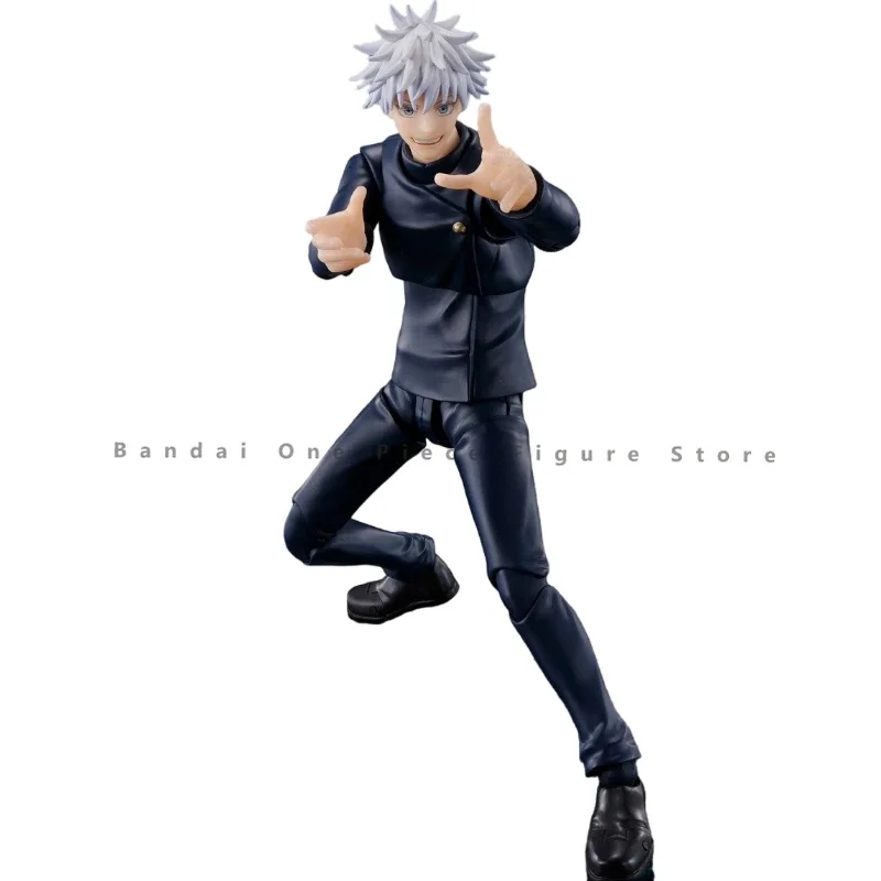 Bandai-Jujutsu Kaisen SHF Satoru Gojo Figuras de Ação, Brinquedos de Animação, Modelo Colecionador Genuíno, Presentes Anime Hobby, Original, Em Stock