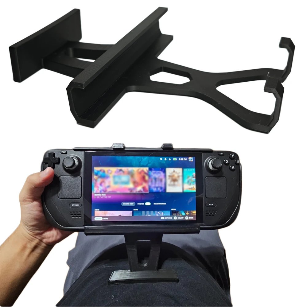 

For Steam Deck belly Stand Bracket Portable Chassis Base for Steam Deck Holder Requires a protective case Game Accessories