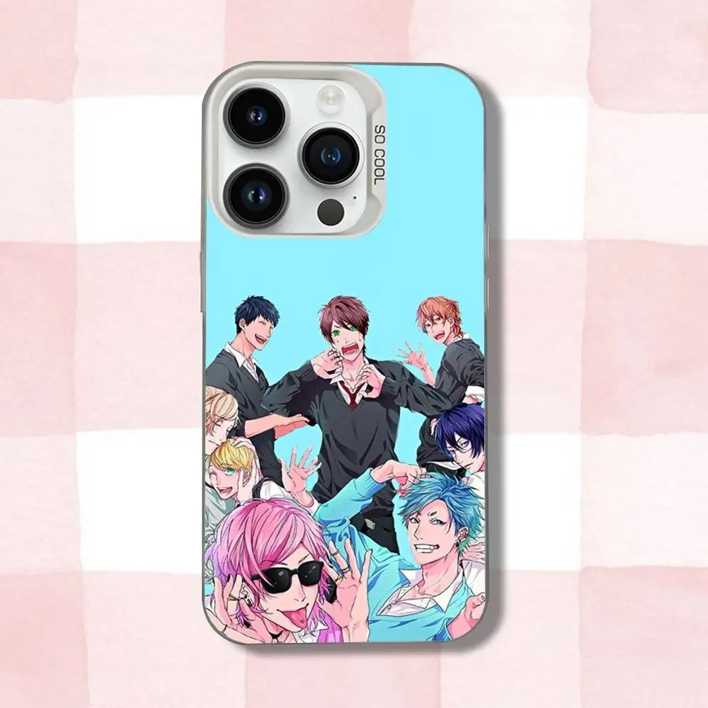 Y-Yarichin Club A-Ayato Yuris funda de teléfono para iPhone 16,15,14,13,12,11,Pro,XS,Max,Plus,Mini,SE blanco caramelo mate cubierta a prueba de golpes