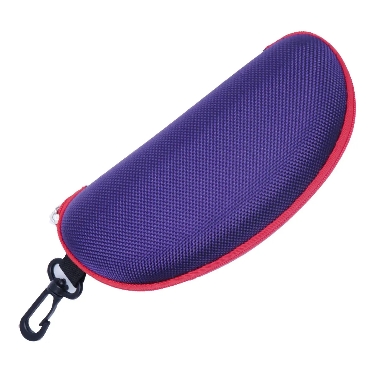 Caixa De Armazenamento De Papelaria Portátil, Caixa De Óculos, Estojo rígido preto, Grande Suporte, Protetor, Zipper Sunglasses Case, Óculos Acessórios