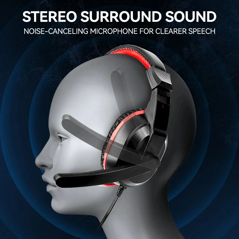 NEW USB Keyboard And Mouse Gaming Headset Combos 4 In 1 English Gaming Wired Keyboard Mouse Set With Mouse Pad and Headphones view 4