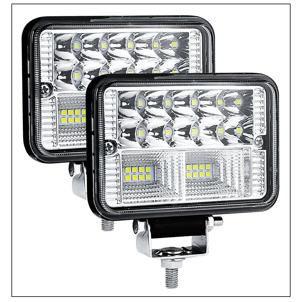 4 LED Truck Trailer Work Light Spot Lamp Bar 78W 12V 24V Square LED Light 26LED for Car Off Road Tractor Boat 4x4 ATV Worklight