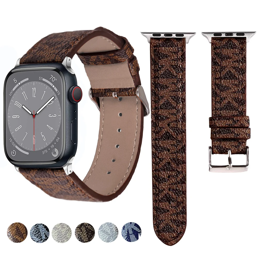 

Ремешок кожаный для Apple Watch Band 44 мм 45 мм 38 мм 40 мм 42 мм 41 мм 49 мм