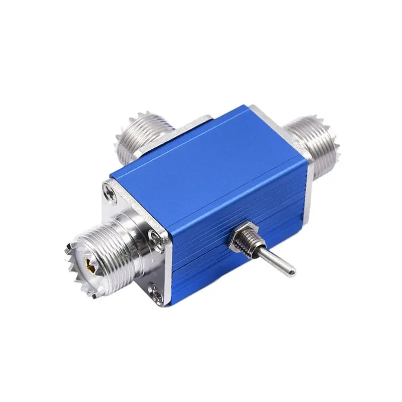 2X 2 Way CB/HAM Antenna Coax Switch Coaxial Antenna Switch 100W 1-30Mhz SL-16 Connector-A86G