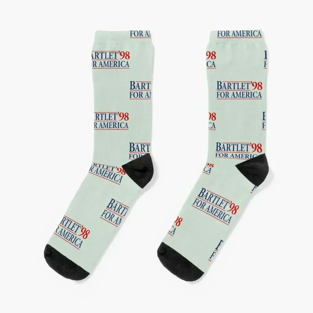 

West Wing Bartlet For America 1998 Socks Thermal man winter Stockings man Socks For Women Men's