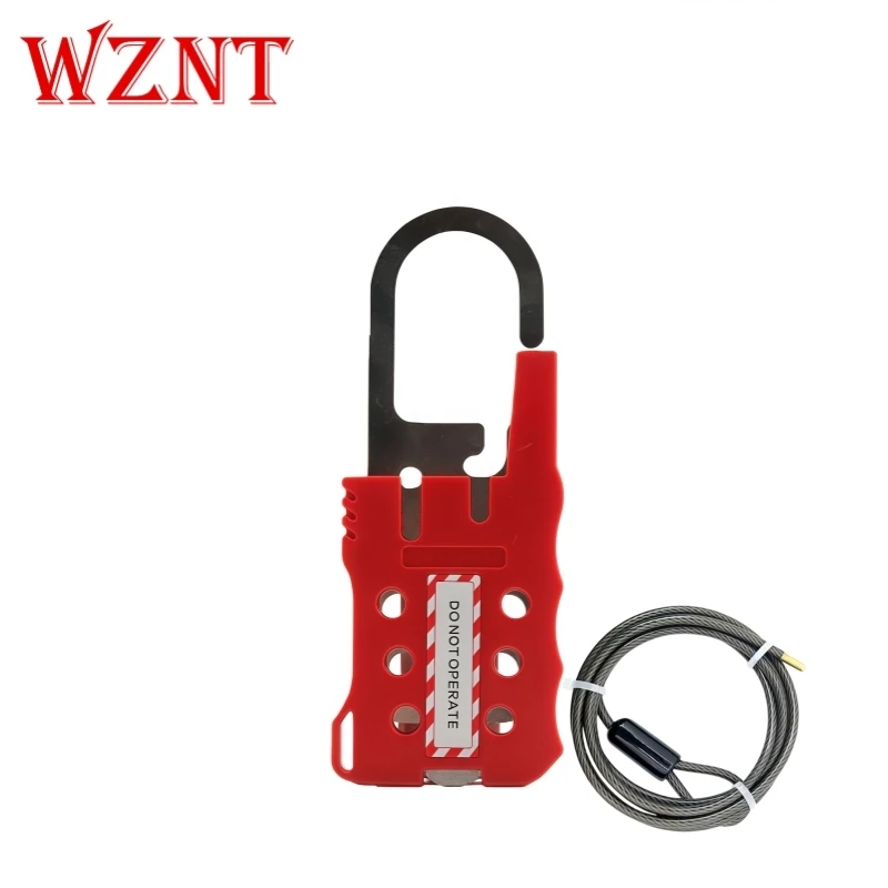 NT-C71 Industrial adjustable buckle stainless steel cable lock valve shutdown 4.8MM * 1.8M safety cable lock