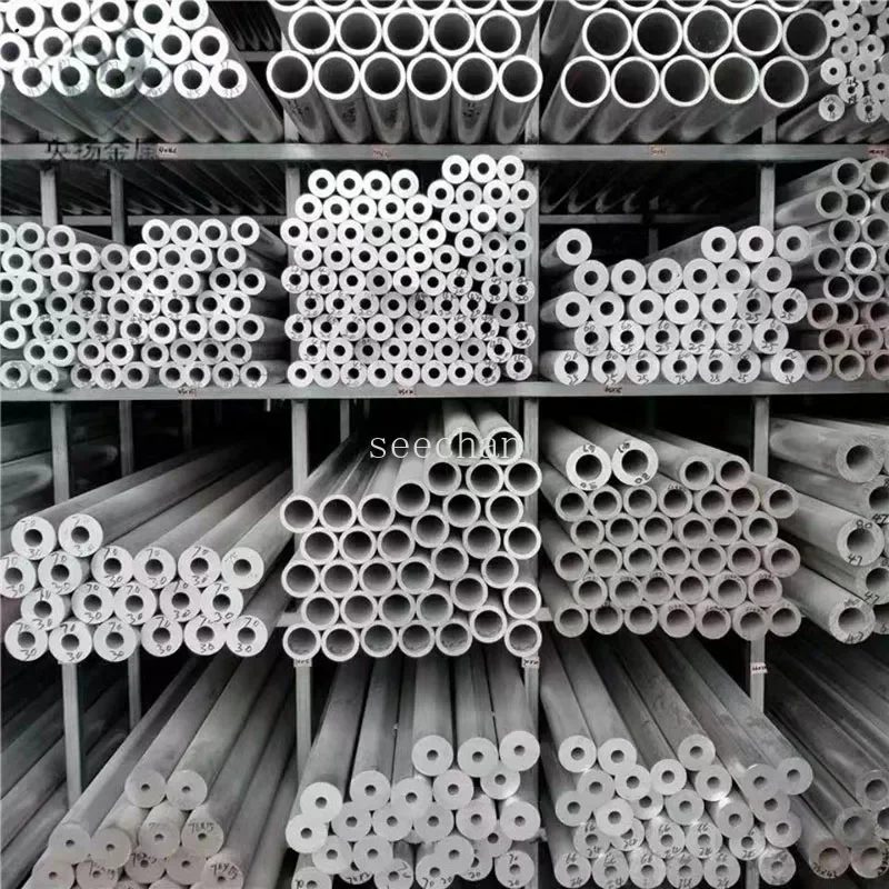6061 Aluminum Tube Pipe Hollow Alloy Aluminum Pipe Shaft Sleeve Pole OD8~50mm ID 2~44mm CNC Metal Wholesale Zero Cut