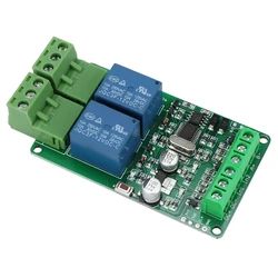 Modbus-Rtu 2 uscite relè 2 ingressi Switch comunicazione interfaccia TTL/ RS485