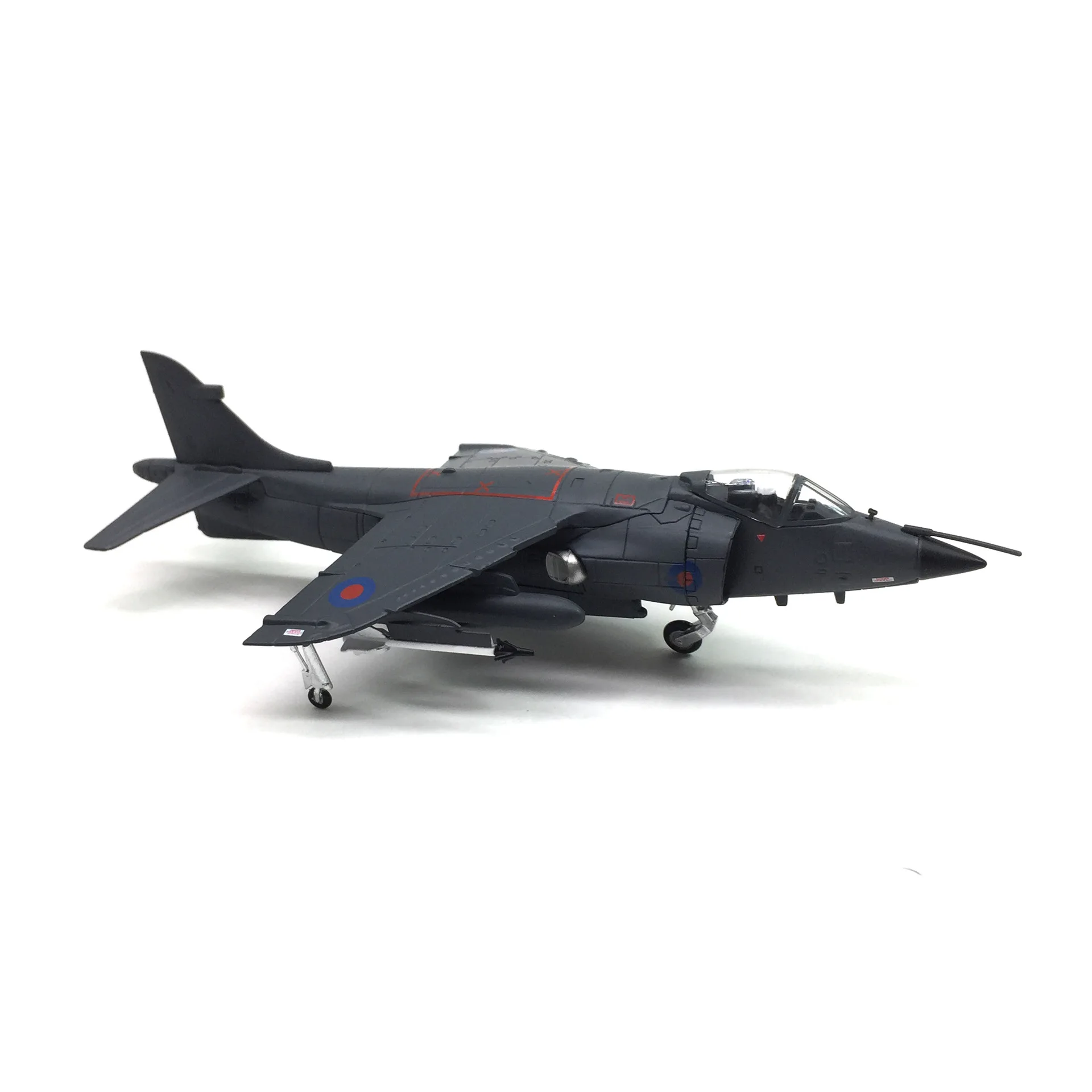 1/72 Scale British Harrier Jet AV-8B Model - Vertical Short Range Takeoff & Landing Fighter Display Stand Collectible Gift