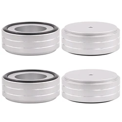 4PCS 58x22mm Speaker Stand Aluminum AMP Isolation Feet Spike Floor Base Audio Radio DAC Computer Chassis Stand