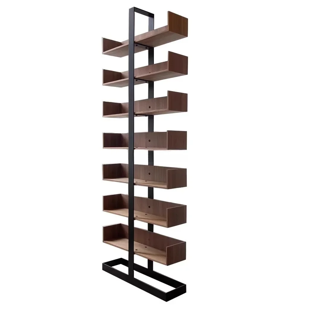 Multi-layer simple corner bookshelf, Nordic floor Internet celebrity shelf, home bookcase storage rack