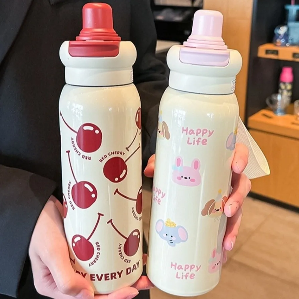 

620ml Capacity Stainless Steel Thermos Cup High-Capacity Dual Drink Portable Drinking Bottle BPA-Free Leak-Proof Vacuum Flasks