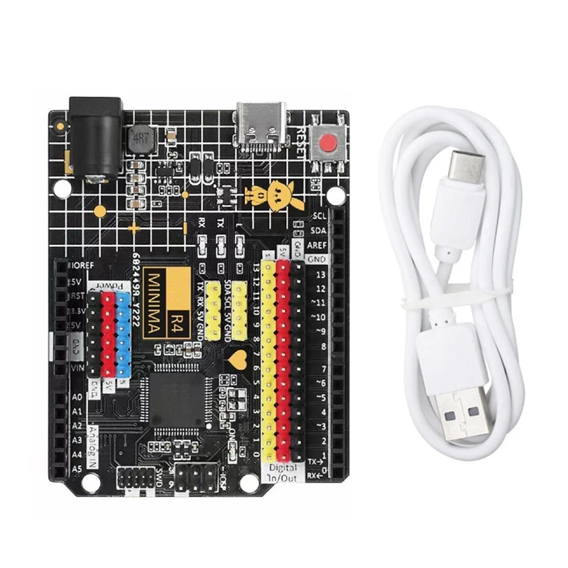 Placa de desarrollo R4 Minima, módulo USB TYPE-C, Compatible con controlador de aprendizaje de programación Arduino