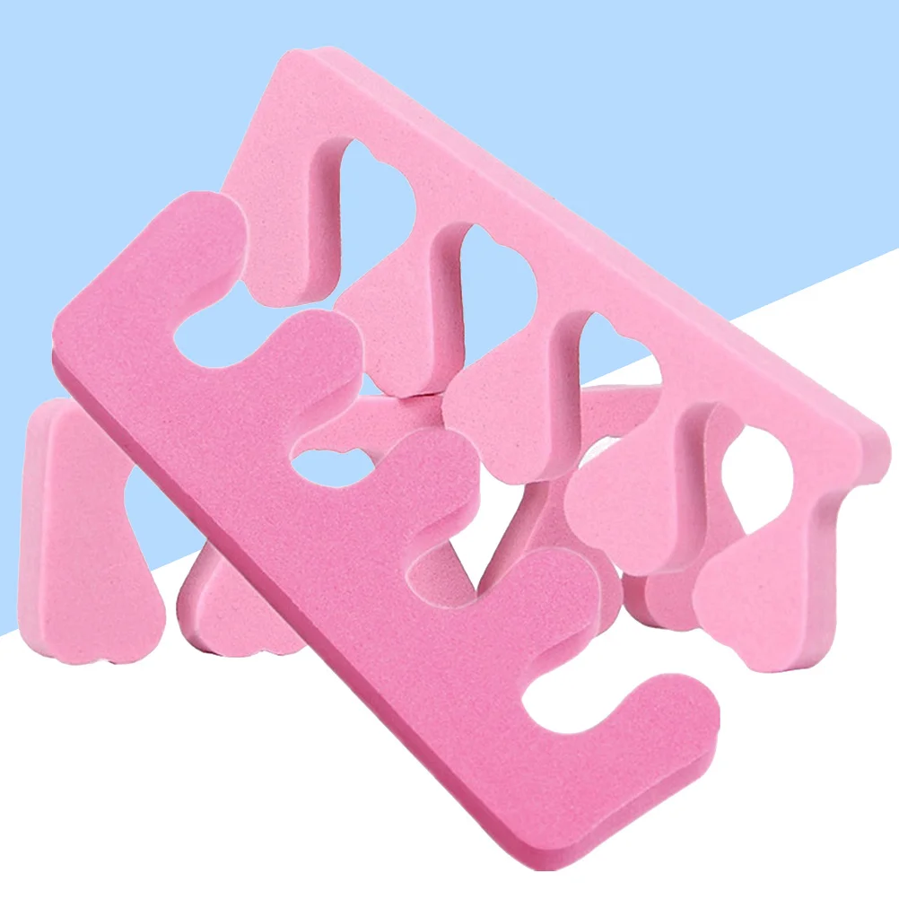 20 stuks Eva Teenseparators Nail Finger Dividers Comfortabele Nail Art Pedicure Gereedschap voor natuurlijke kunstnagels Extensions