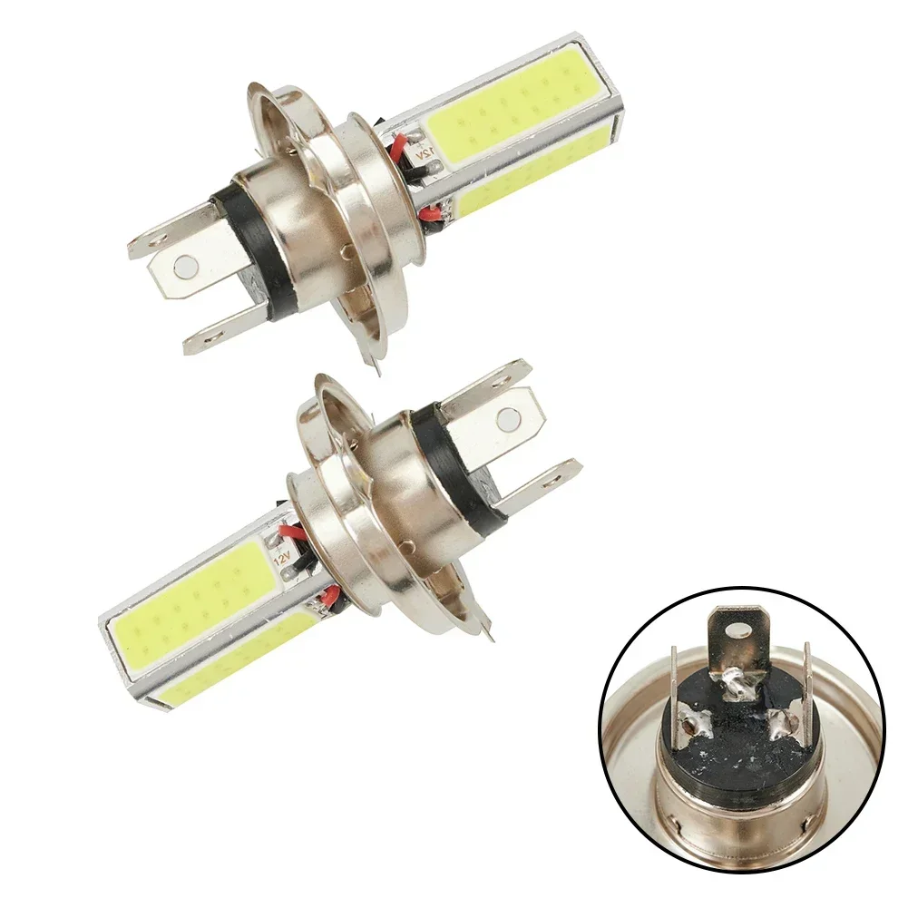 Bubls Fog Lights White Lamps H4 LED Car Truck Front Work Low power Driving Headlight 2Pcs COB Hot High Quality