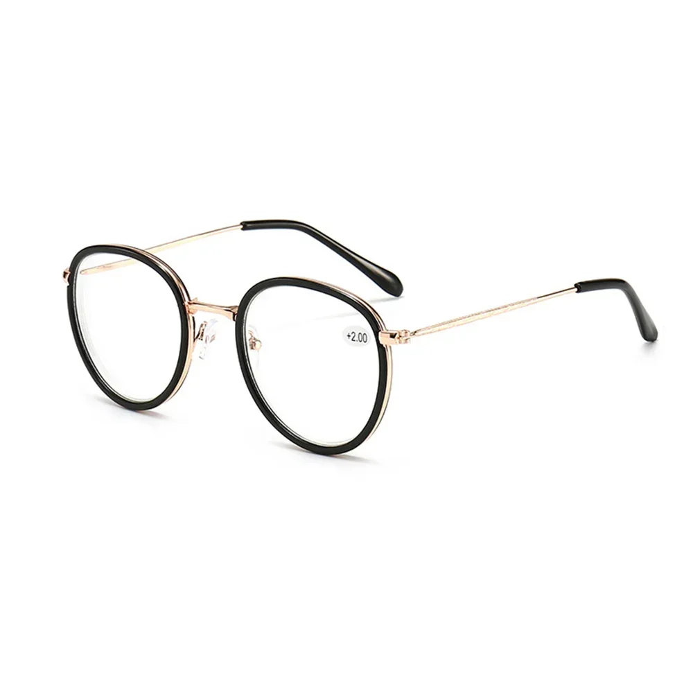 

Clara Vida Fashion Delicate Hinges Round Frame Ultra-light Oversized Comfortable Reading Glasses +0.75 To +4