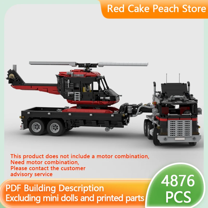 

Модель городской автомобиль MOC, строительные кирпичи, вихревое и колесо, супергрузовик, модульная технология, детские праздничные подарки, сборка игрушек, костюм