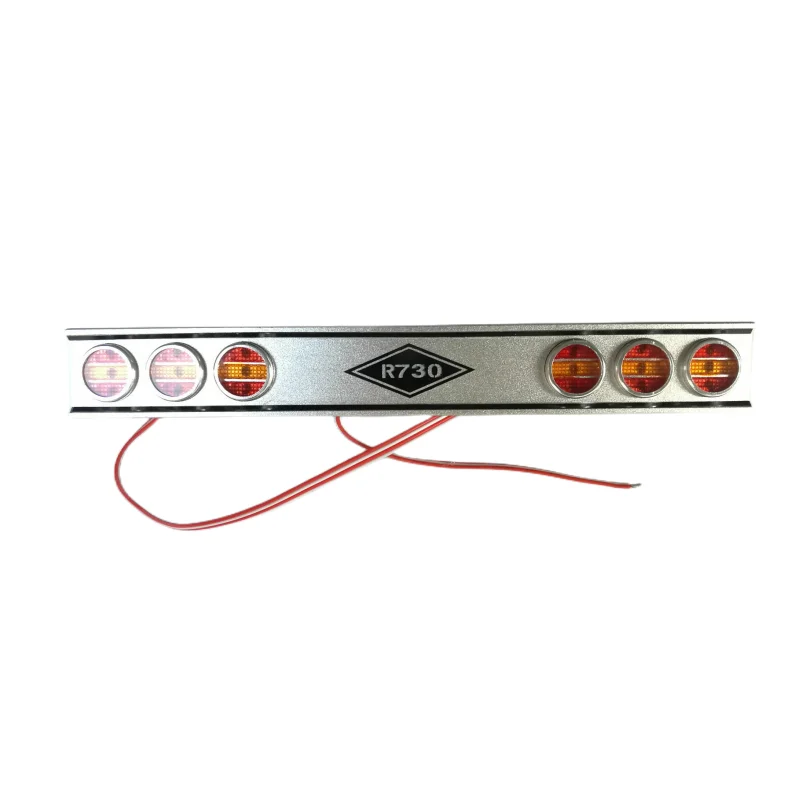 Brake Signal Light Back Top LED Lamp for 1/14 Tamiya RC Truck SCANIA R730 RC Car LESU Accessories