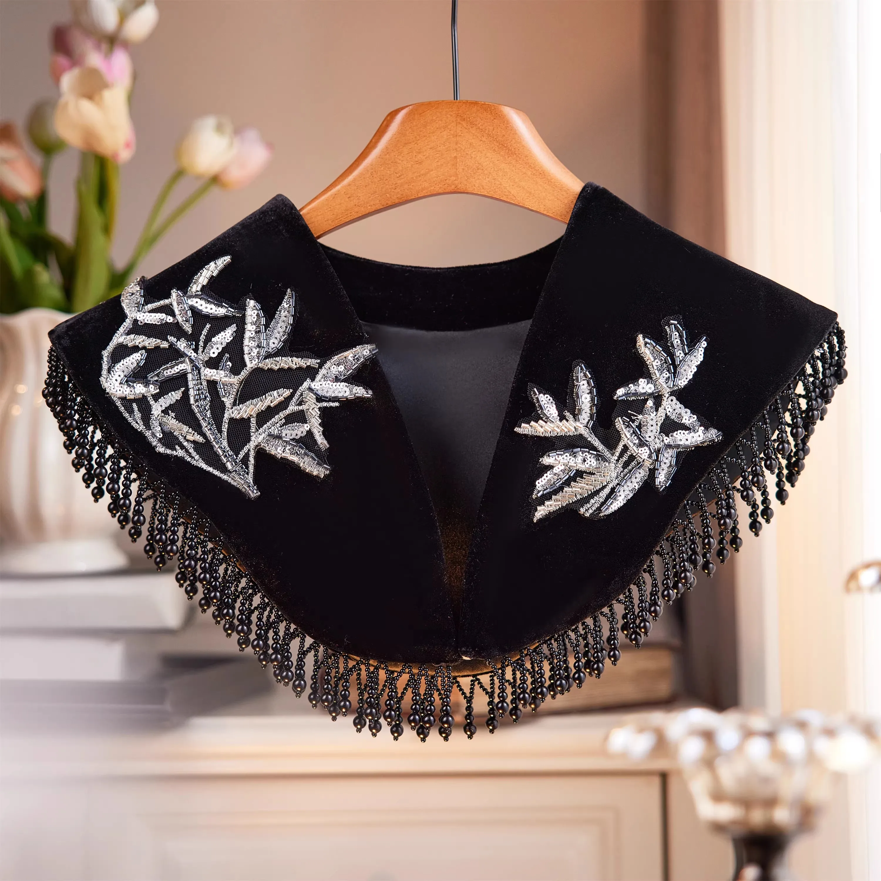 Embroidery Pashmina - Selendang wanita musim gugur dan musim