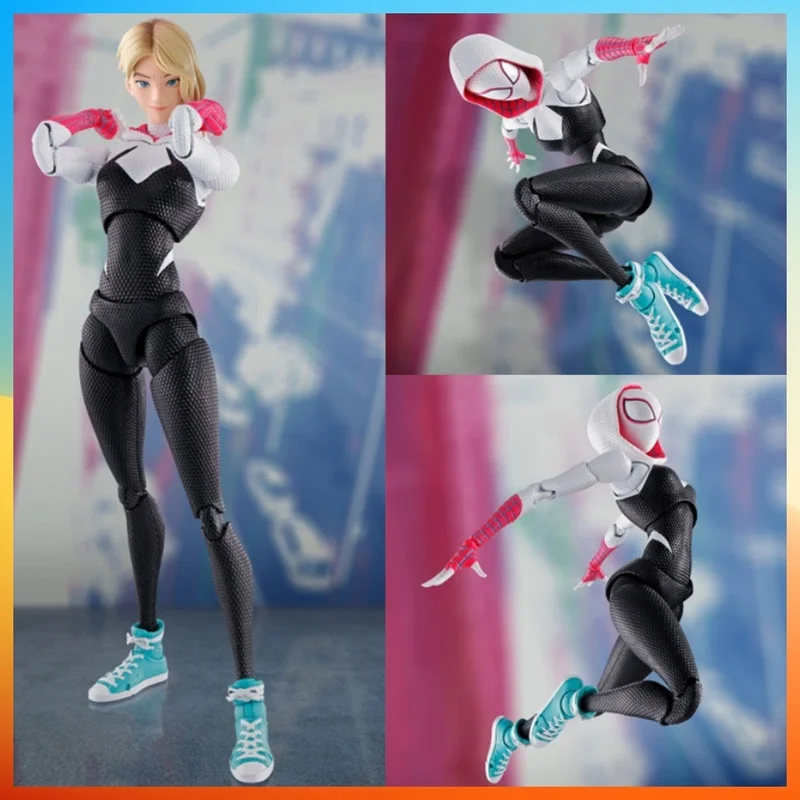 

Spider Man Anime Figure Shf Gwen Spiderman Model Dolls Figurine Across The Universe Gwen Stacy Action Figures Statue Toy Gift