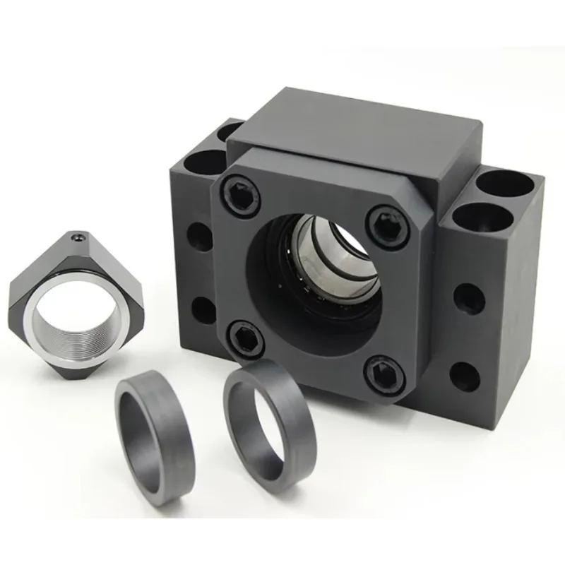 High Rigidity Dustproof Bearing EK6 EF6 Ball Screw Support Seat Rolled Thread Provided High Accuracy OEM ODM CN;JIA