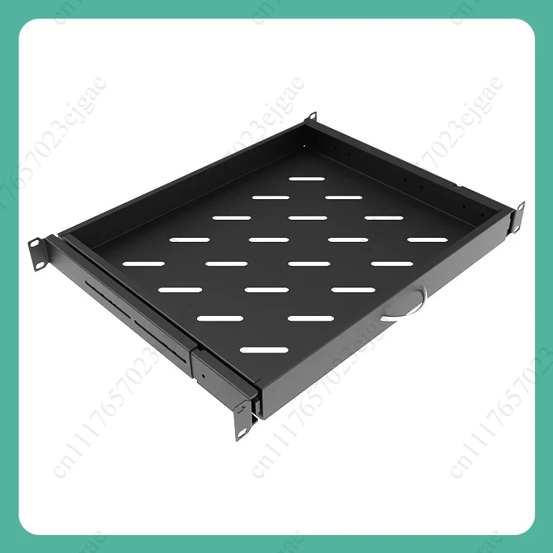 Heavy Duty Server Rack Keyboard and Mouse Organizer 1U Drawer Keyboard Tray for Network Cabinets
