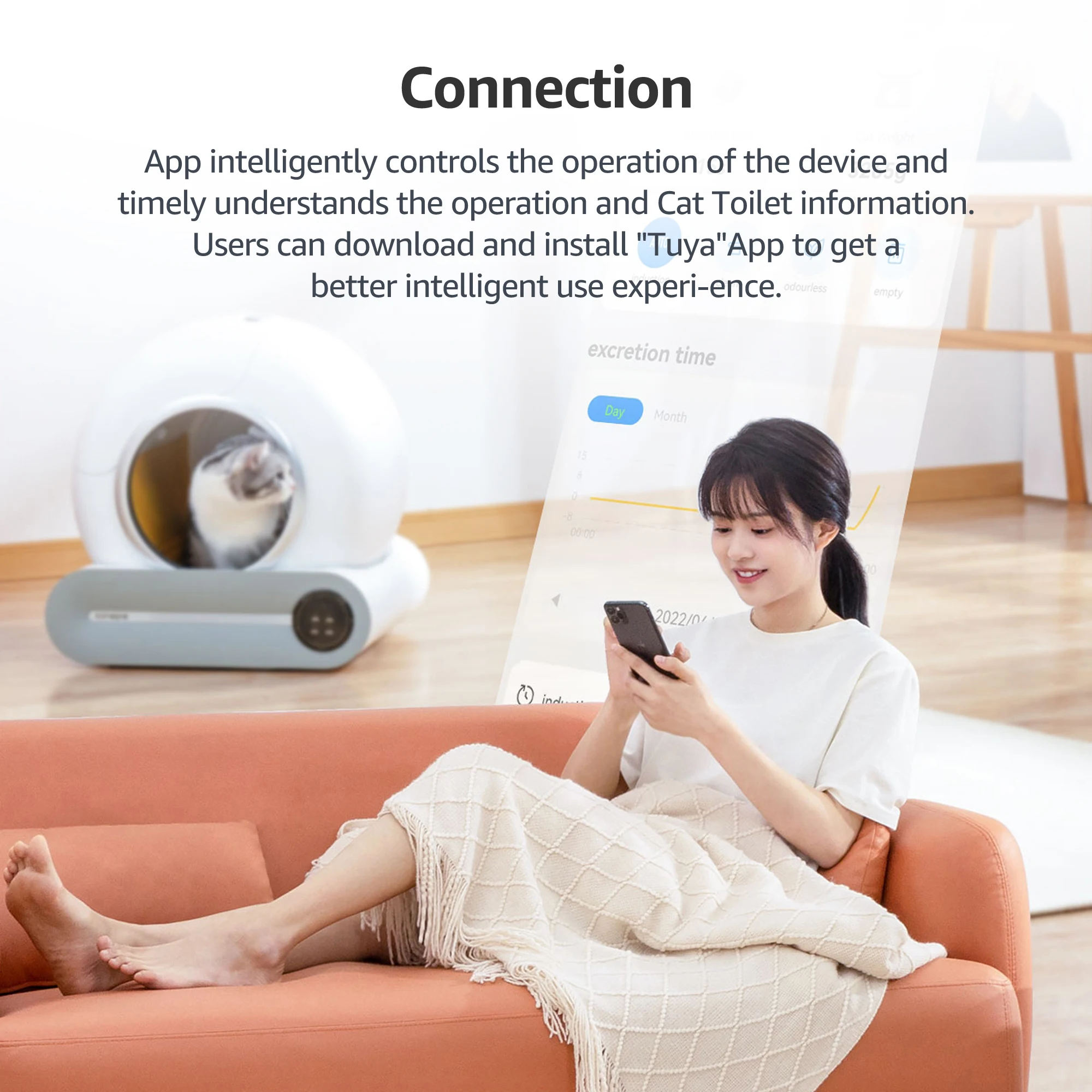 Caja de Arena Inteligente para - Smart Cat Litter Box Wifi App Control reseña y precio