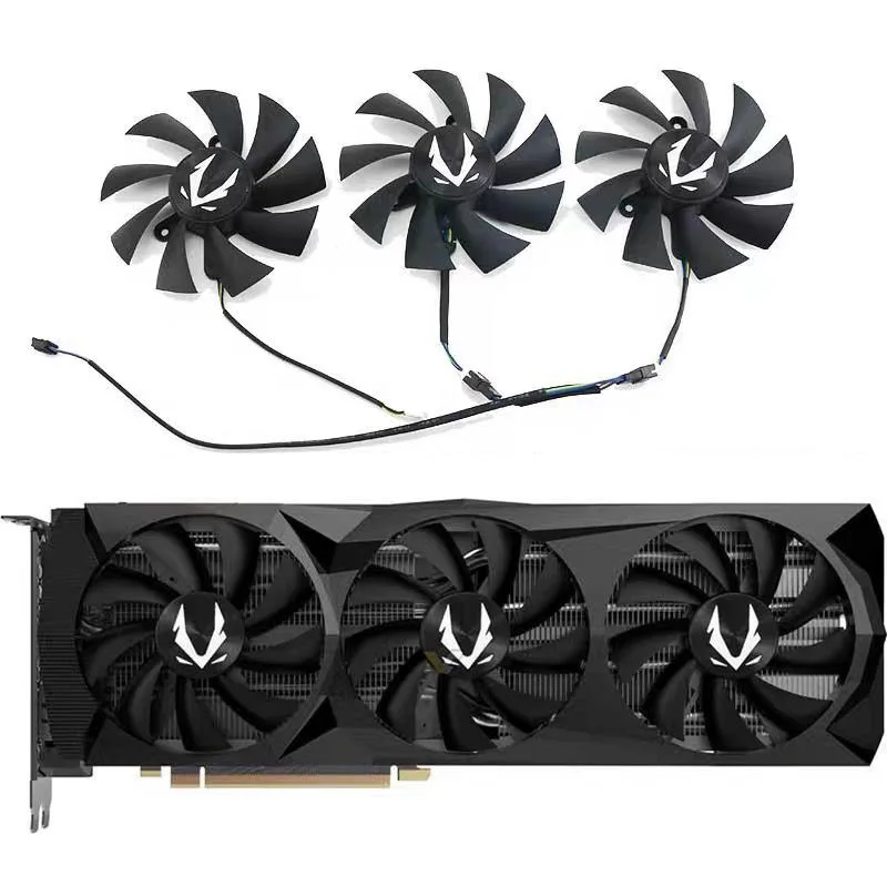 3PCS 87MM GA92S2U FY09215E12S 12V 0.46A RTX2060 gpu cooler for Zotac RTX2060 2060S 2070 2070S 2080TI AMP graphics card fan