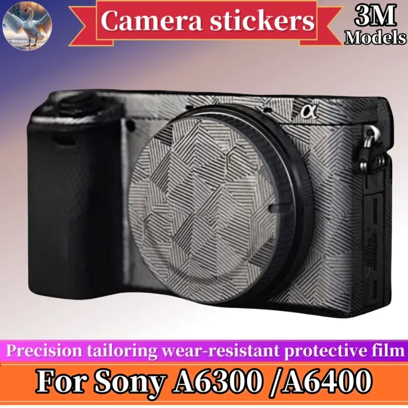 A6300 A6400 pieles para pegatinas de cámara Sony A6300/A6400, película protectora, sastrería de precisión resistente al desgaste