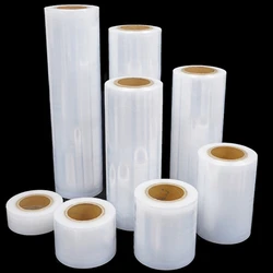150m/Roll White PE Industrial Fresh-Keeping Film Dustproof Stretch Film Garden Plant Grafting Membrane Cable Winding Films