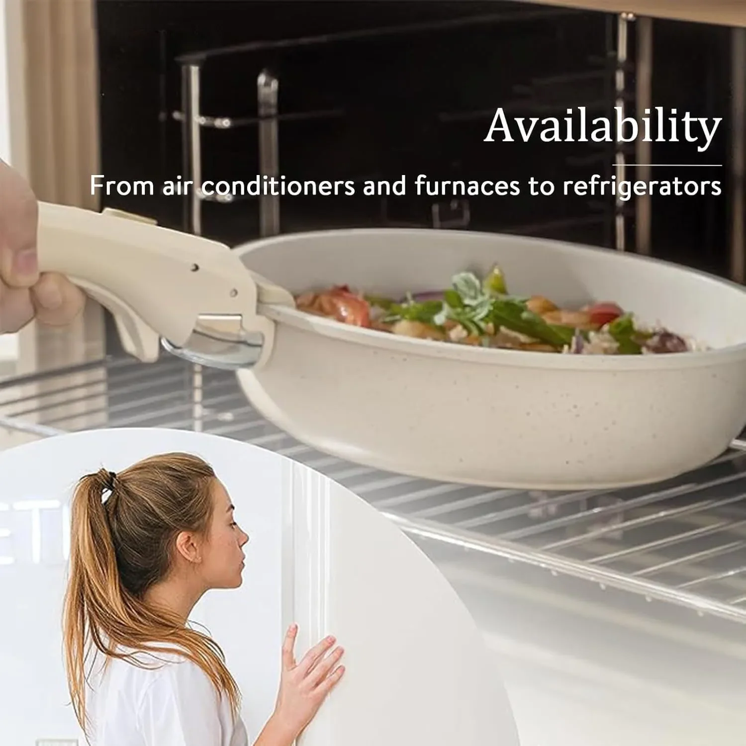 Removable Pot Handle Detachable Cookware Universal Accessories Anti-scald Pot Handle Suitable for All Cookware Kitchen Utensils