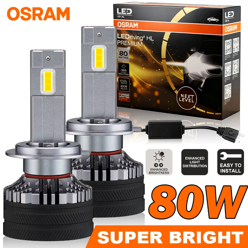 Osram 160W High Power H7 H4 Car Headlight Bulb H8 H11 9005 9006 HB3 HB4 HIR2