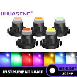 UHUASENG Instrument T3 Led T4.2 T4 Bulb T4.7 Meter Dashboard Switch Radio Warning Indicator Panel Lamp Car Light Red Blue 12V
