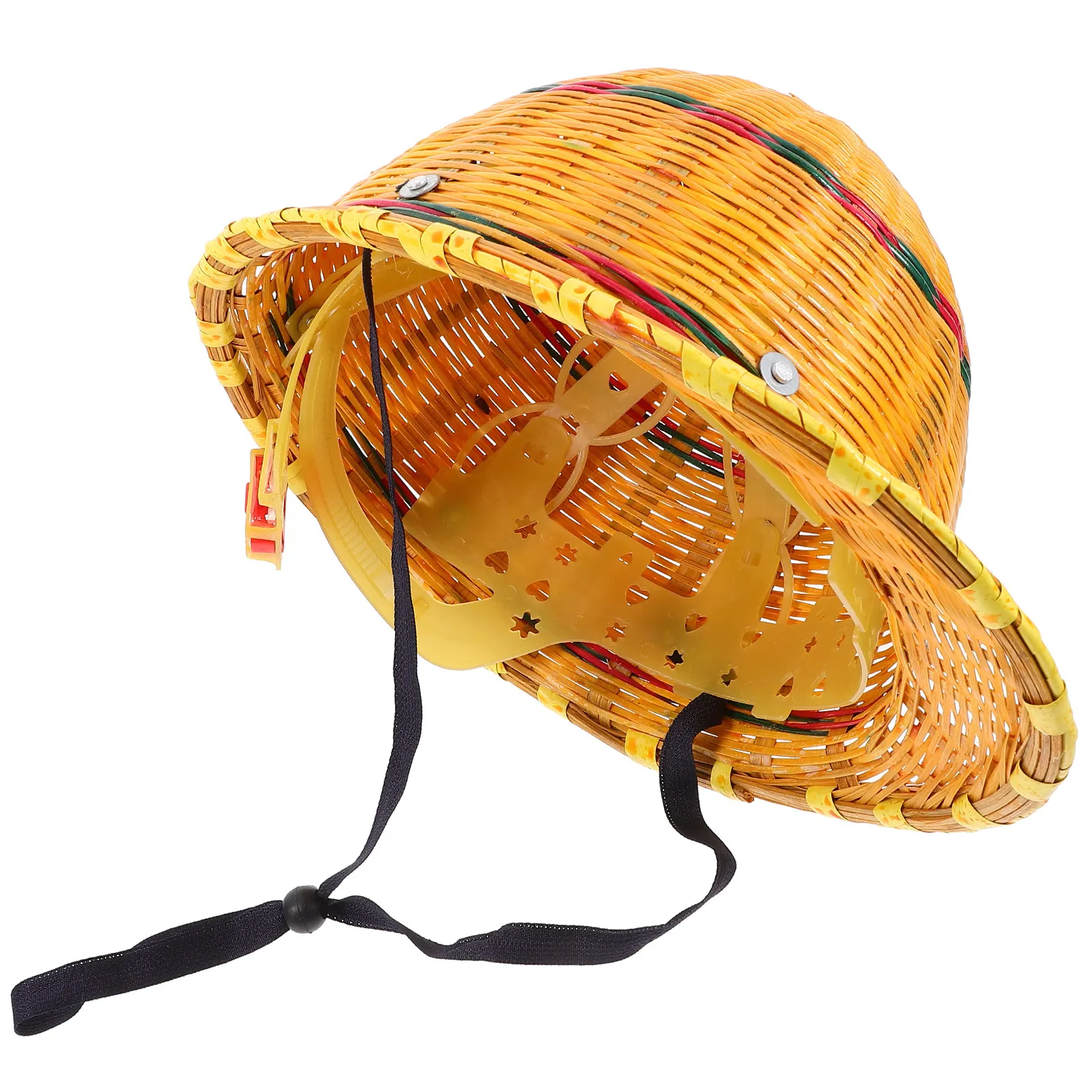 

Bamboo Woven Safety Hat Wide Brim Breathable Uv Protection Construction Farm Outdoor Work Sun Hat Cooling Style Men Women