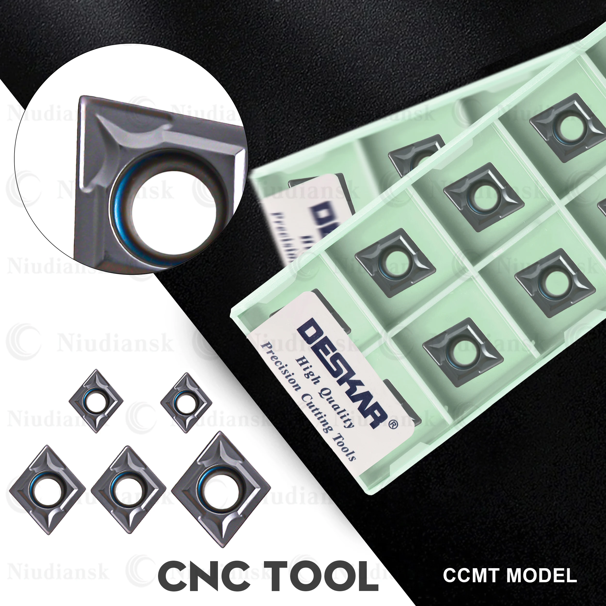 

DESKAR CNC Lathe For Turning Tool Blade CCMT060204 CCMT060208 CCMT09T304 CCMT09T308 CCMT120404 CCMT120408 LF6018S Carbide Insert