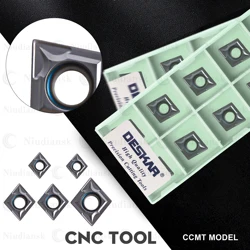 DESKAR Lathe For Turning Tool Blade CCMT060204 CCMT060208 CCMT09T304 CCMT09T308 CCMT120404 CCMT120408 LF6018S CCMT Series Cutter