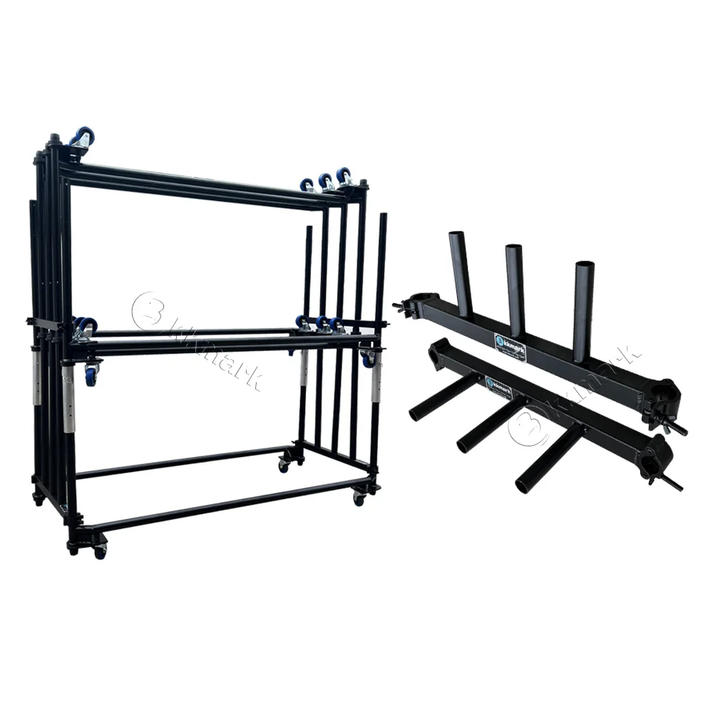 

Portable Mobility Stackable Detachable Convert Into Leg Stands 5 Leg Dolly Carts for PRT Truss