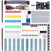 ELEGOO Electronic Fun Kit Bundle with Breadboard Cable Resistor, Capacitor, LED, Potentiometer total 235 Items for Arduino