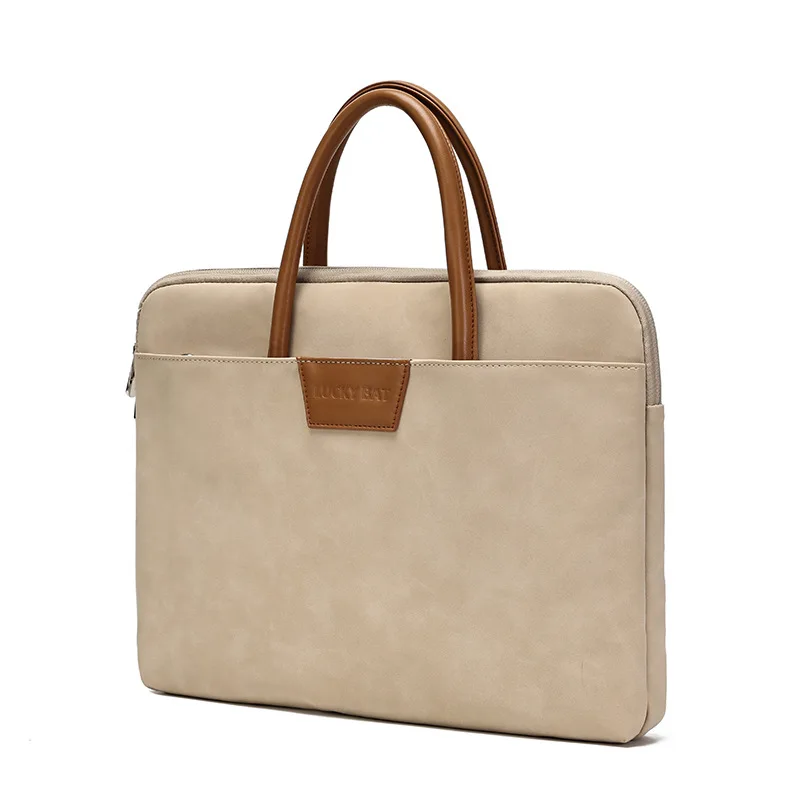 Laptop bag men's and women's business commuter messenger briefcase handbag waterproof and light laptop bag