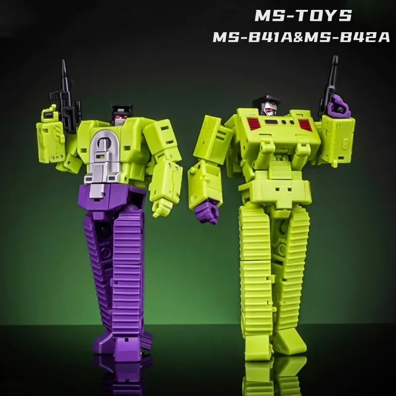 Magic Square Transformation MS-TOYS Devastator MS-B41A&MS-42A Excavator Master &Bulldozer Master Action Figure Toys