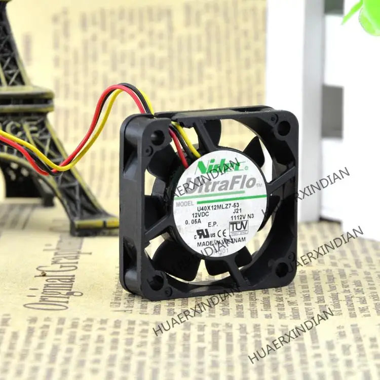 جديد U40X12MLZ7-53 4 سنتيمتر 12 فولت 0.05A مروحة التبريد مجموعة أدوات التجميع