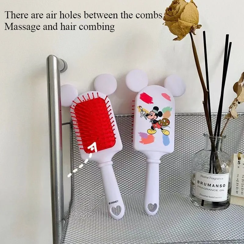 Mickey Air Bag Anti-static Comb Plastic Massage Anti-static Hair Brush Practical Care SPA Head Massager Home Curly Hair Comb