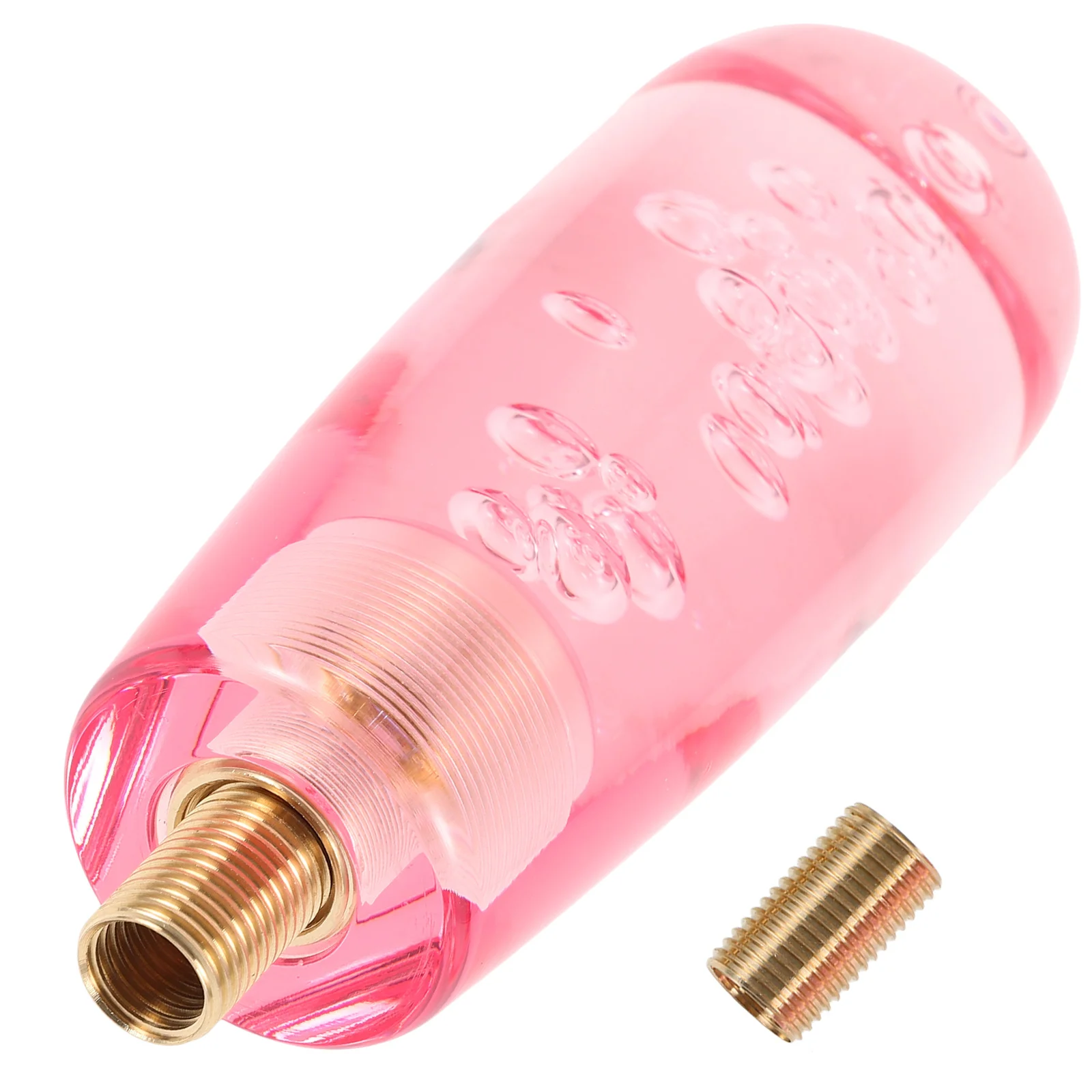 

Transparent Car Shift Knob Crystal Gear Lever Ergonomic Grip Non-Illuminated Replacement Auto Transmission Shift Knob for Manual