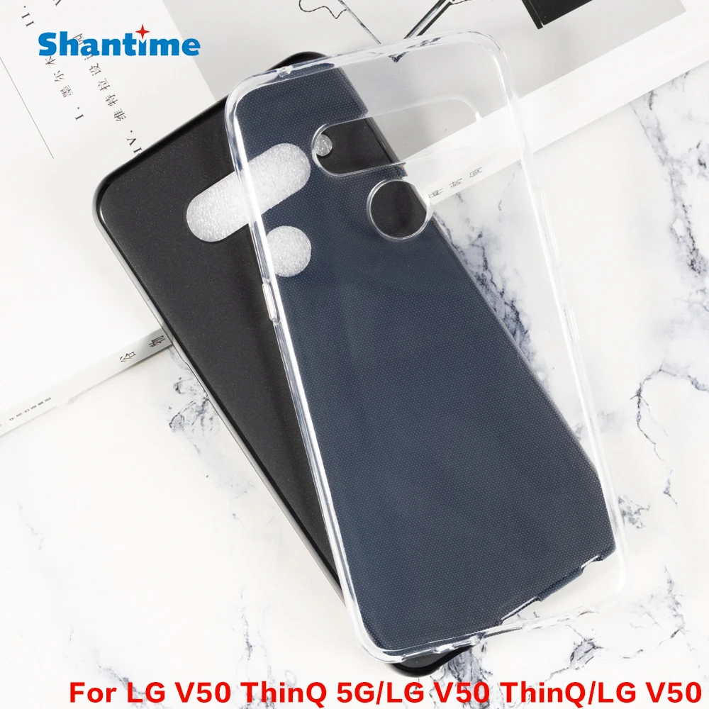 Funda para LG V50 ThinQ 5G TPU a prueba de golpes, cubierta de goma, parachoques protector, carcasa Flexible para LG V50 ThinQ