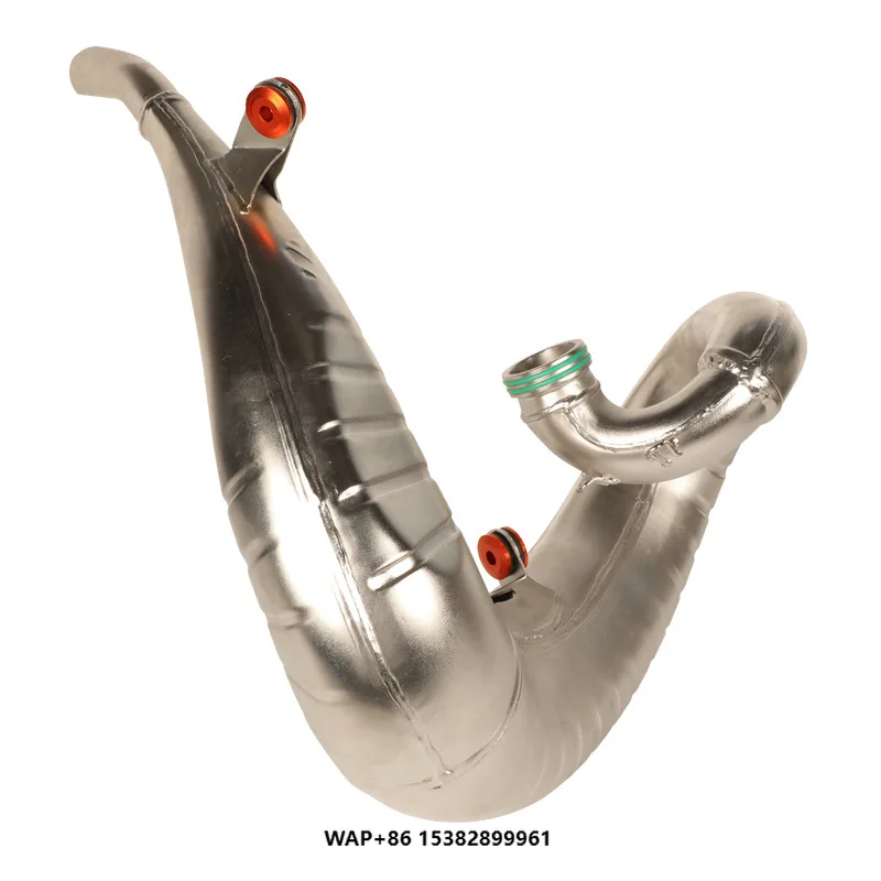 Stainless Steel Exhaust Pipe Front Section for  Two-Stroke EXC300 Motorcycle Offroad Modification Accessories